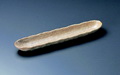 灰釉突出皿