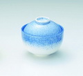 吹墨玉型菓子碗
